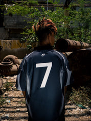 Frequency basketball jersey styled streetwear, oversized mesh by GROOVY Pakistan