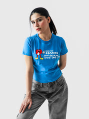 Process baby tee closeup bold graphic print detail Pakistan – GROOVY