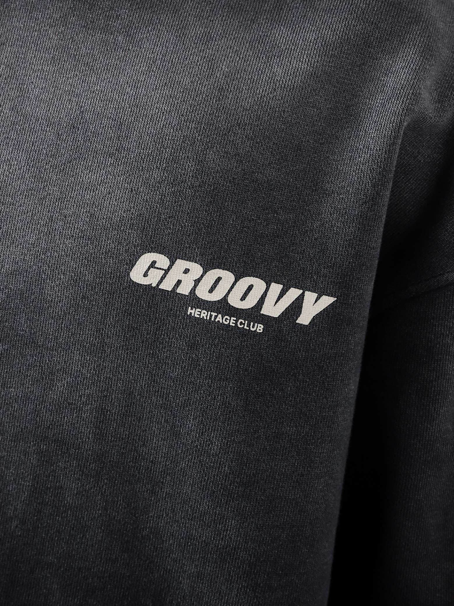 Fade washed hoodie couple lifestyle shot vintage wash streetwear Pakistan – GROOVY