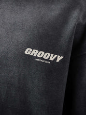 Fade washed hoodie couple lifestyle shot vintage wash streetwear Pakistan – GROOVY