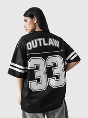 Outlaw mesh jersey male model side view oversized Pakistan – GROOVY