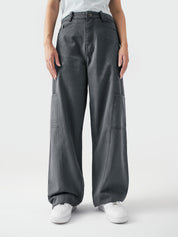 Utility V1 grey cargo pants detail closeup pocket utility Pakistan – GROOVY