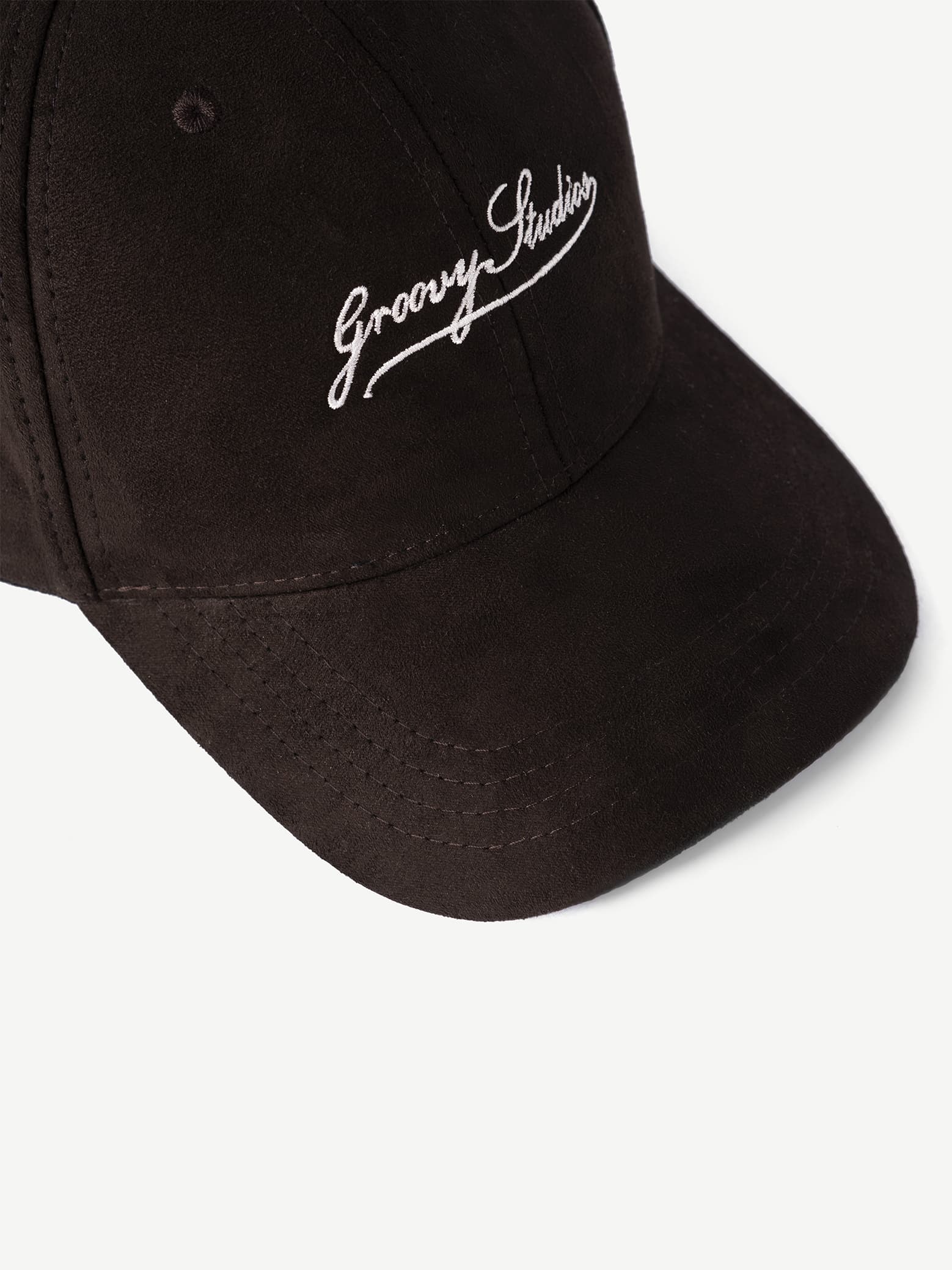Super Suede mocha brown cap - premium suede, GROOVY Pakistan