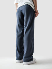 Slate blue baggy trousers couple lifestyle shot streetwear Pakistan – GROOVY