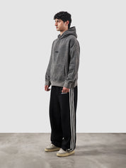 Combat washed hoodie couple lifestyle shot streetwear Pakistan – GROOVY