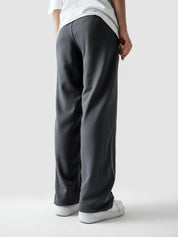 Steel grey baggy trousers couple lifestyle shot streetwear Pakistan – GROOVY