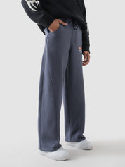 Unity VI slate blue summer trouser flat lay relaxed fit Pakistan – GROOVY