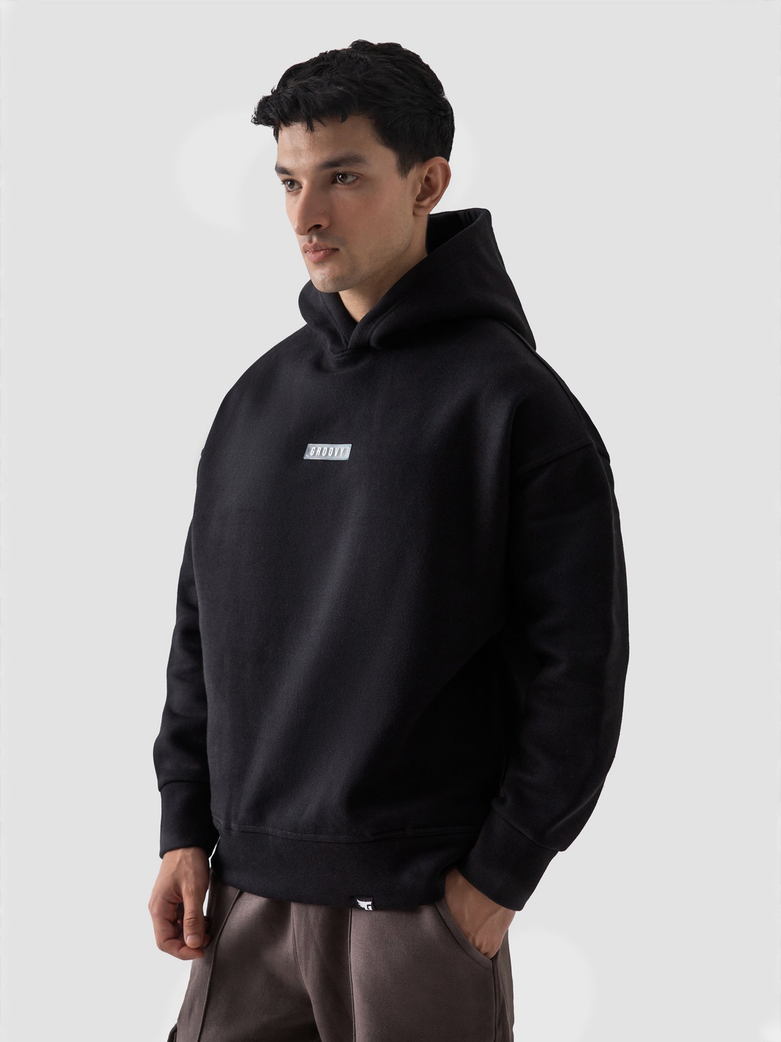 Black Hoodie - GROOVY