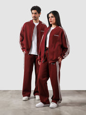Heritage Top wine red male model half body lifestyle shot Pakistan – GROOVY