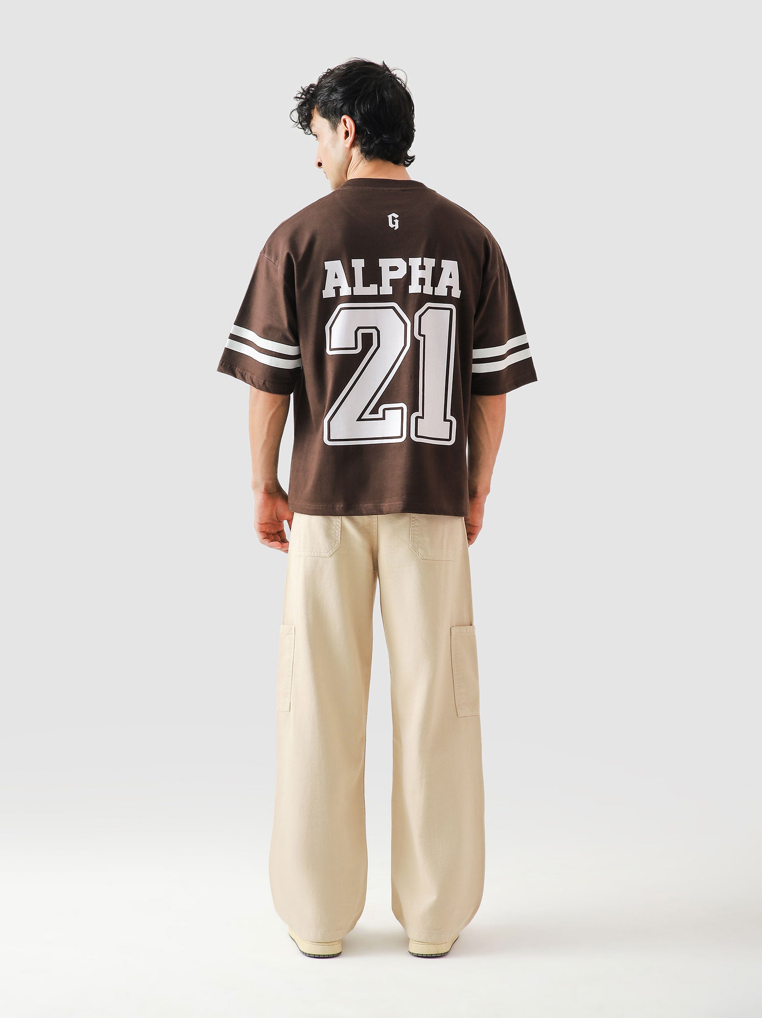 Alpha Jersey - Mocha Brown