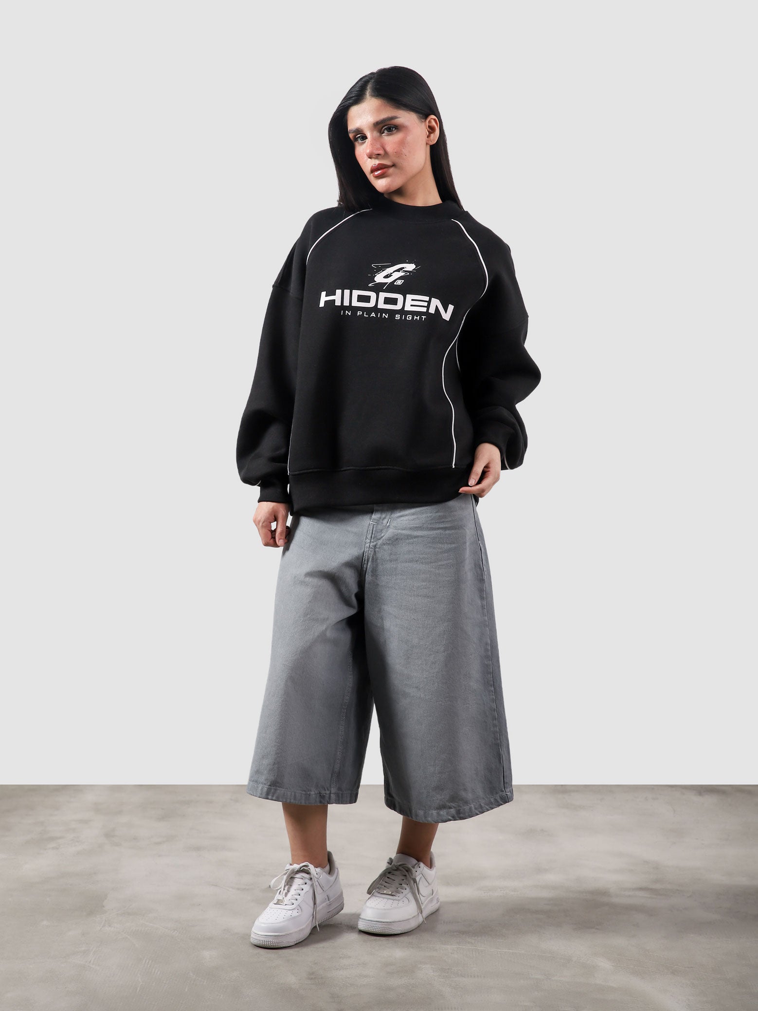 Hidden In Plain Sight black detail closeup subtle logo print Pakistan – GROOVY