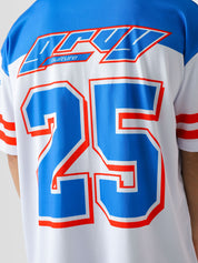 #25 basketball jersey male model half body front graphic detail Pakistan – GROOVY