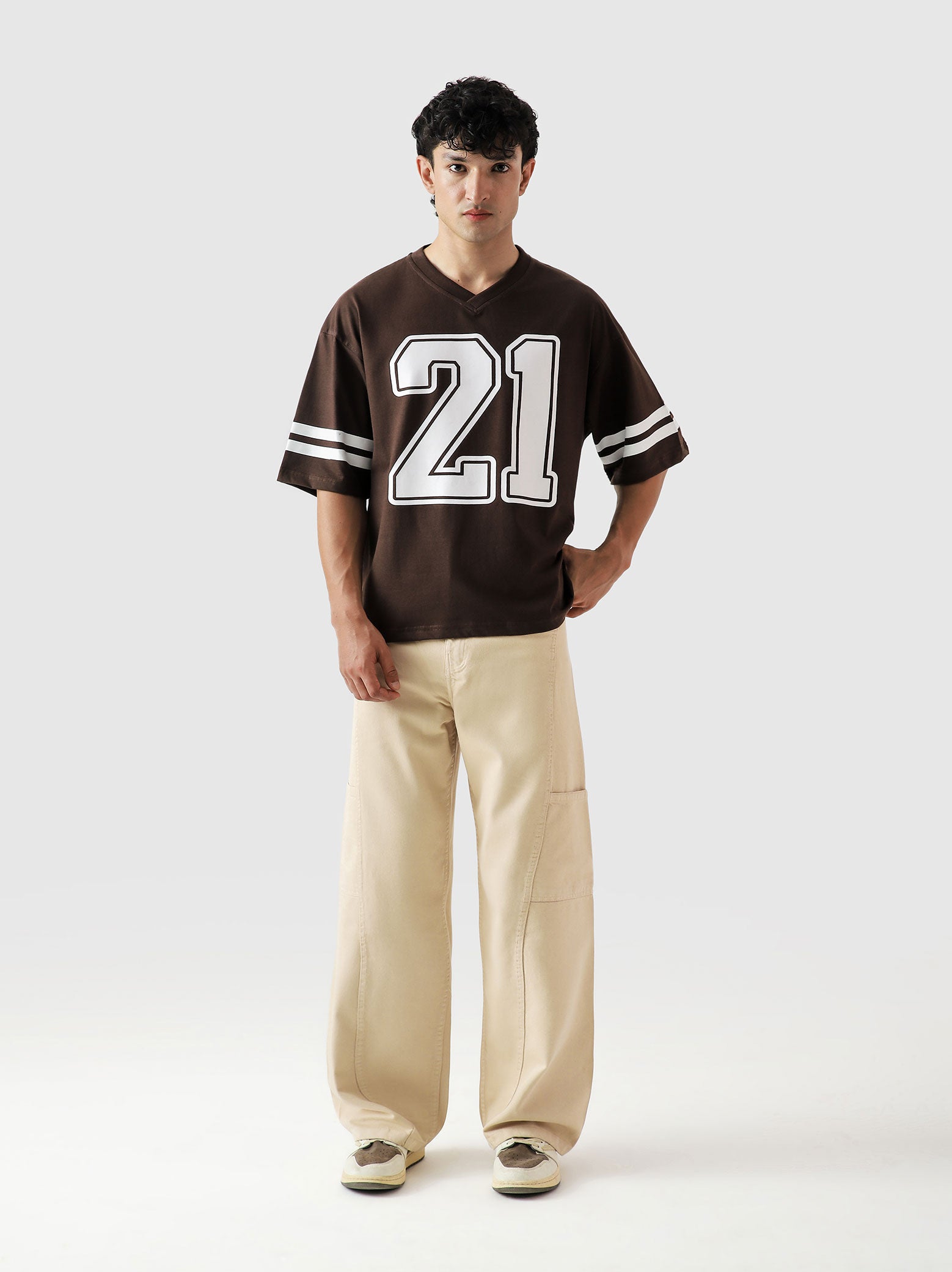 Alpha Jersey - Mocha Brown