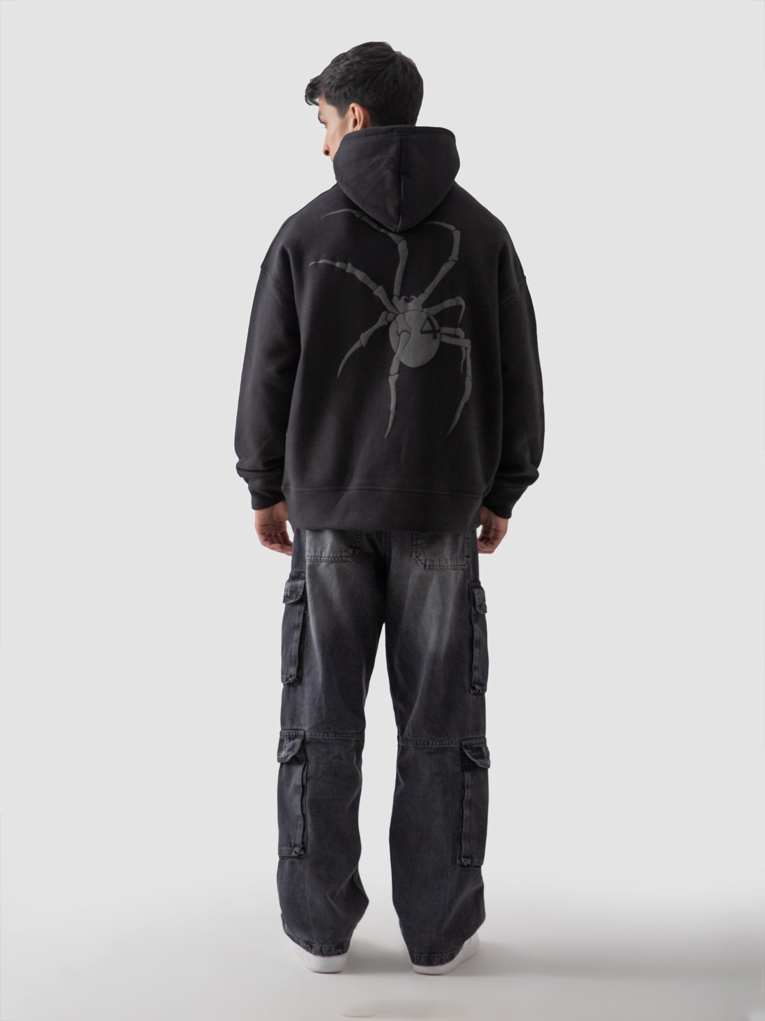 Hunter X Hunter hoodie female model back view anime graphic Pakistan – GROOVY