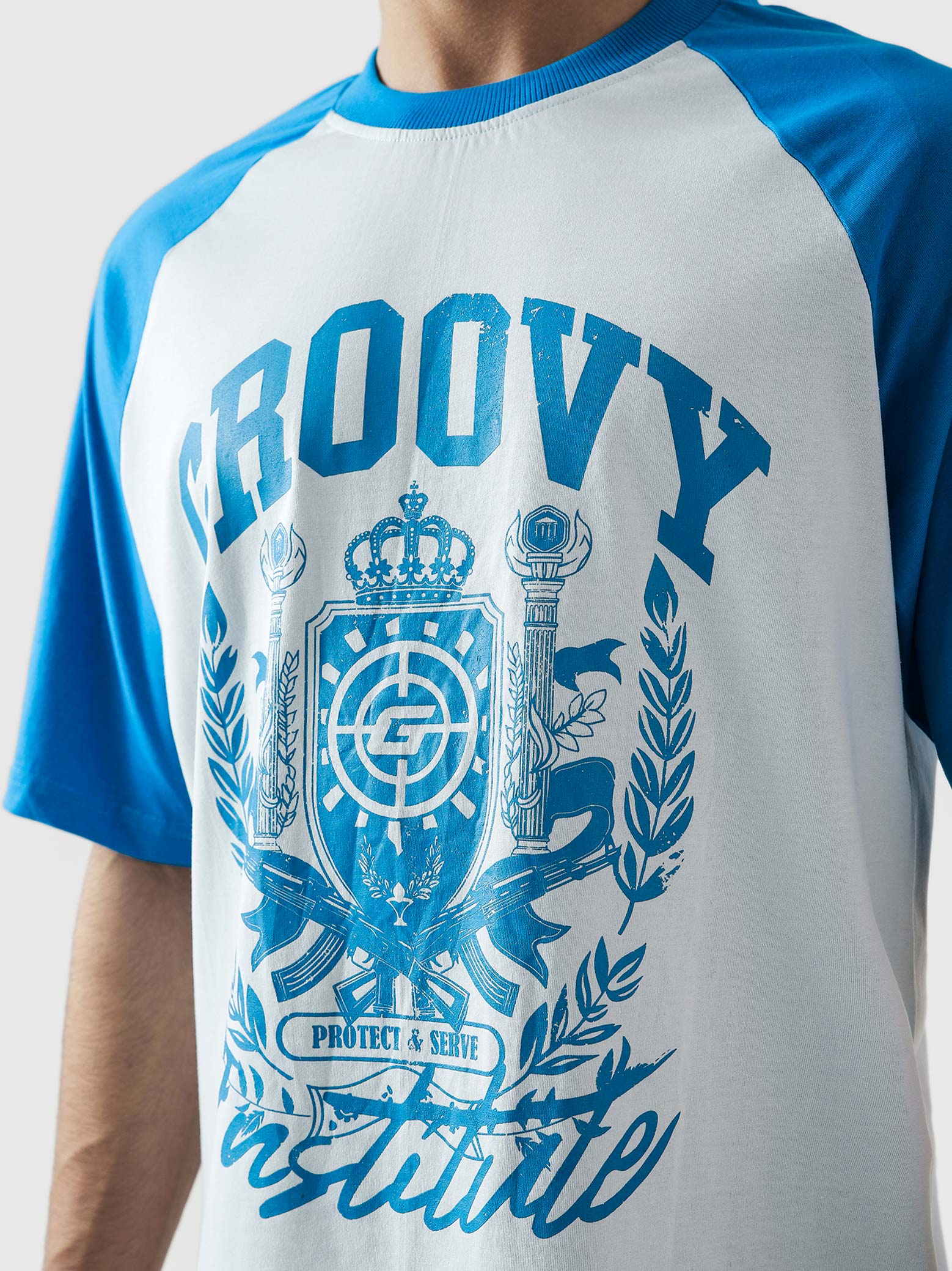 Institute of GRVY LB DB tee male model outdoor lifestyle Pakistan – GROOVY