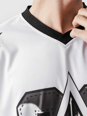 Star basketball jersey flat lay black white oversized mesh Pakistan – GROOVY