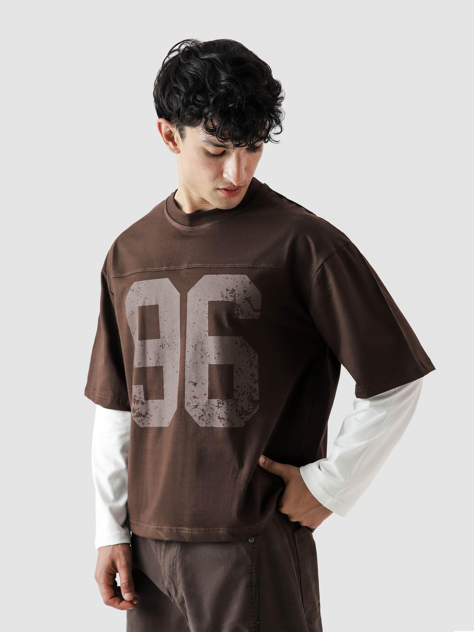96 Double Layer Jersey - Mocha