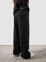 Utility Sweats black detail closeup waistband fabric Pakistan – GROOVY