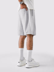 Arctyc White Aim Shorts for men, breathable summer shorts for gym and daily wear by GROOVY Pakistan