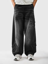 Distressed Star Pants