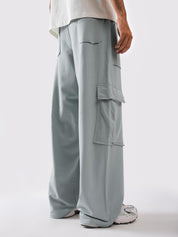 Pale grey cotton terry texture close up - GROOVY Pakistan