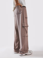 R1 Cargo wide leg stacking over a sneaker - GROOVY Pakistan