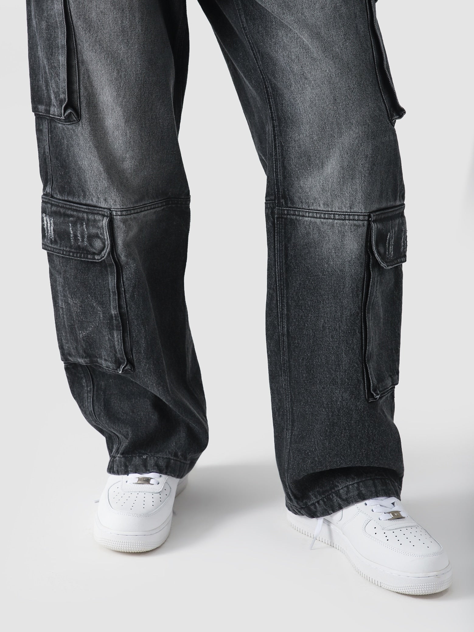 Project Rebirth denim male model side view full body Pakistan – GROOVY