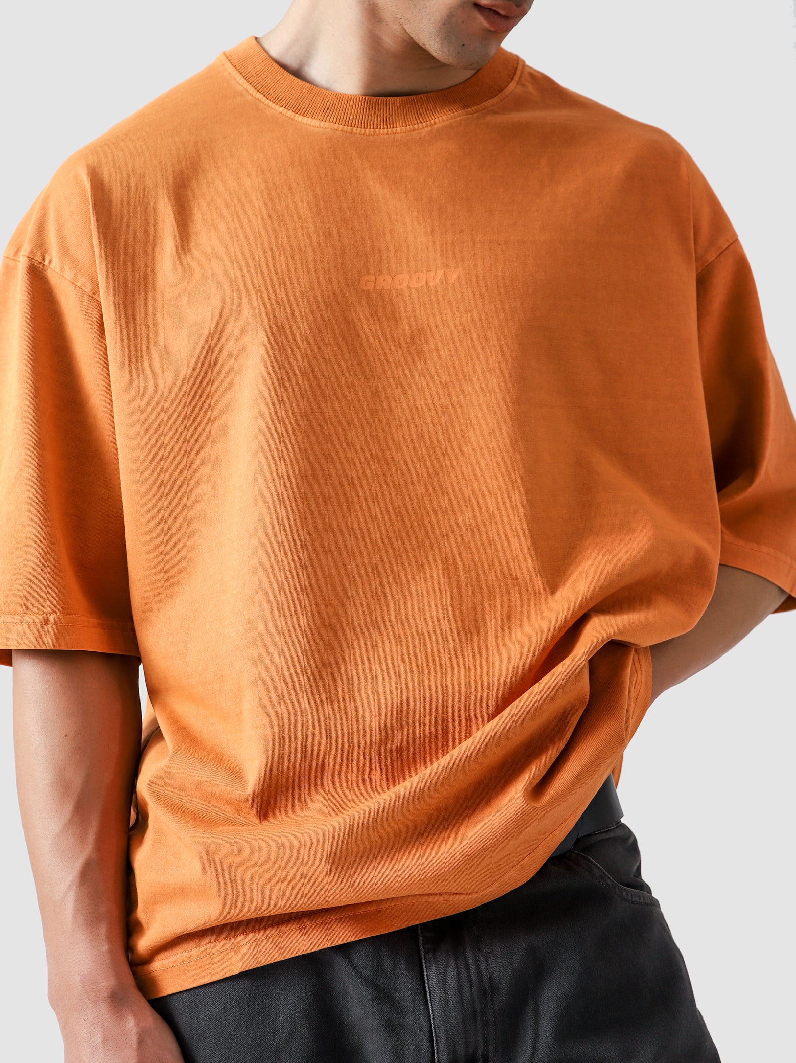 Rust Orange Washed Blank