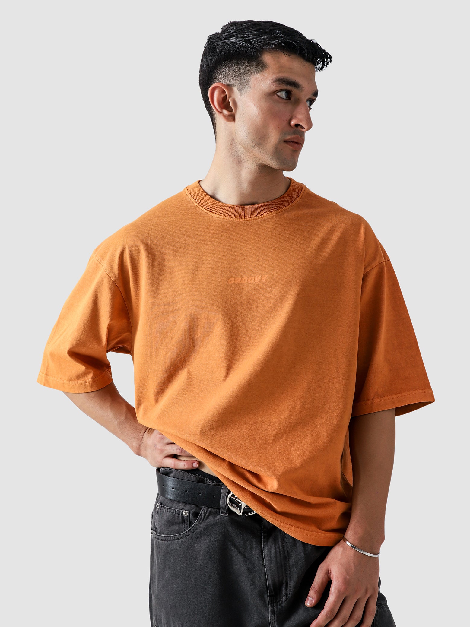 Rust Orange Washed Blank