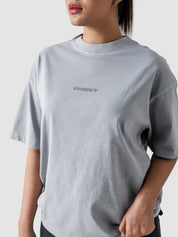 Slate Grey Washed Blank Tee Male Model Outdoor Lifestyle – GROOVY Pakistan