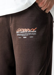 Mocha brown Unity VI pants male model half body lifestyle shot Pakistan – GROOVY