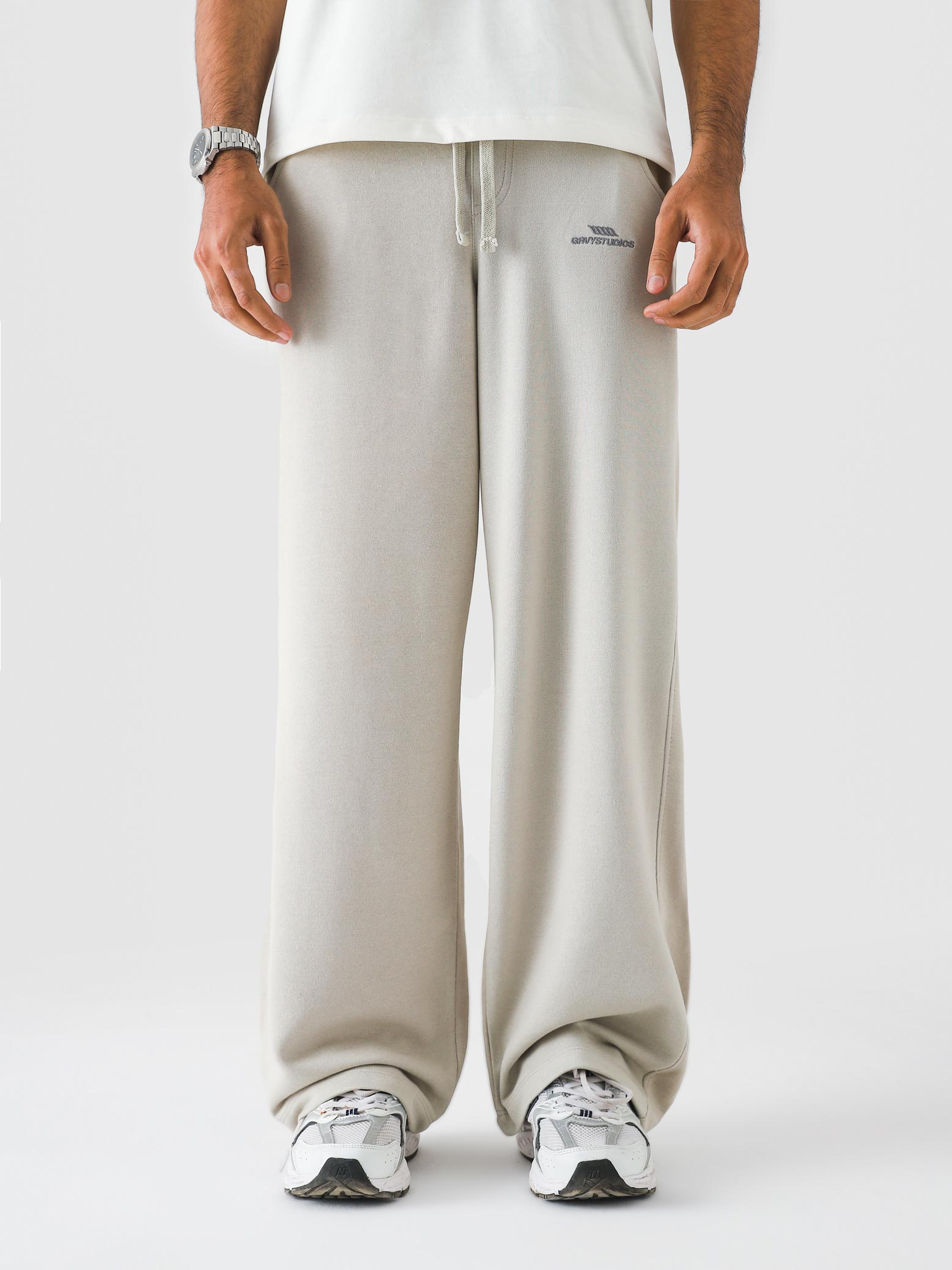 Ash Grey Baggy Trouser – Live In Pants | GROOVY Pakistan