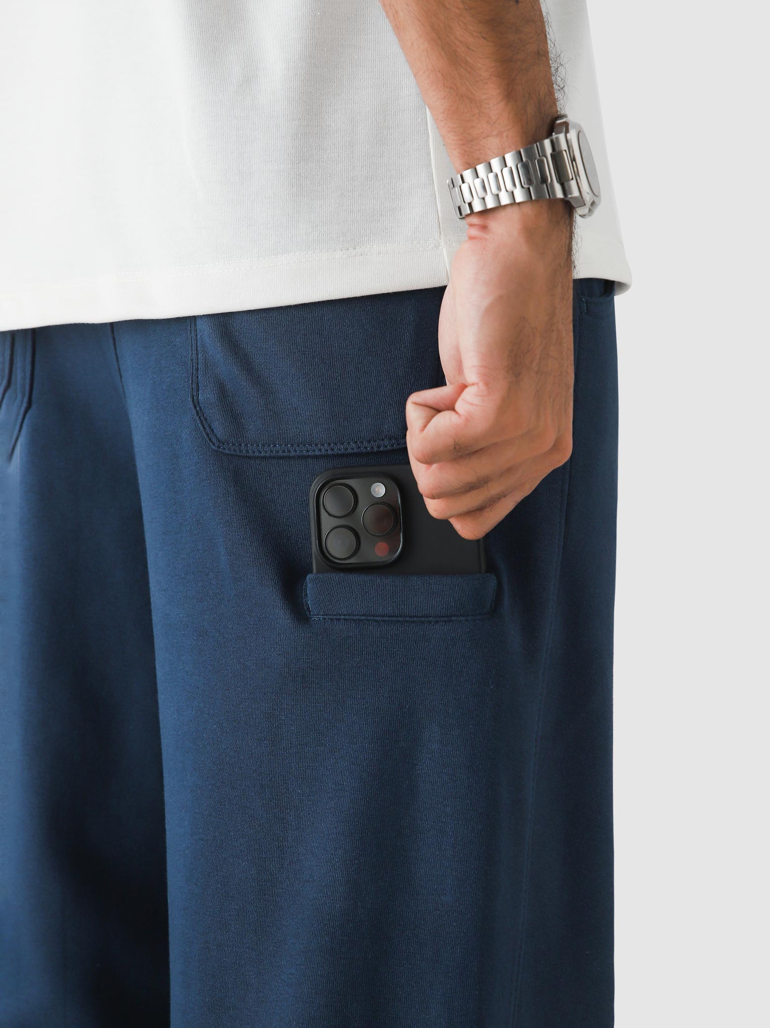 Deep Blue Baggy Trouser – Live In Pants | GROOVY Pakistan