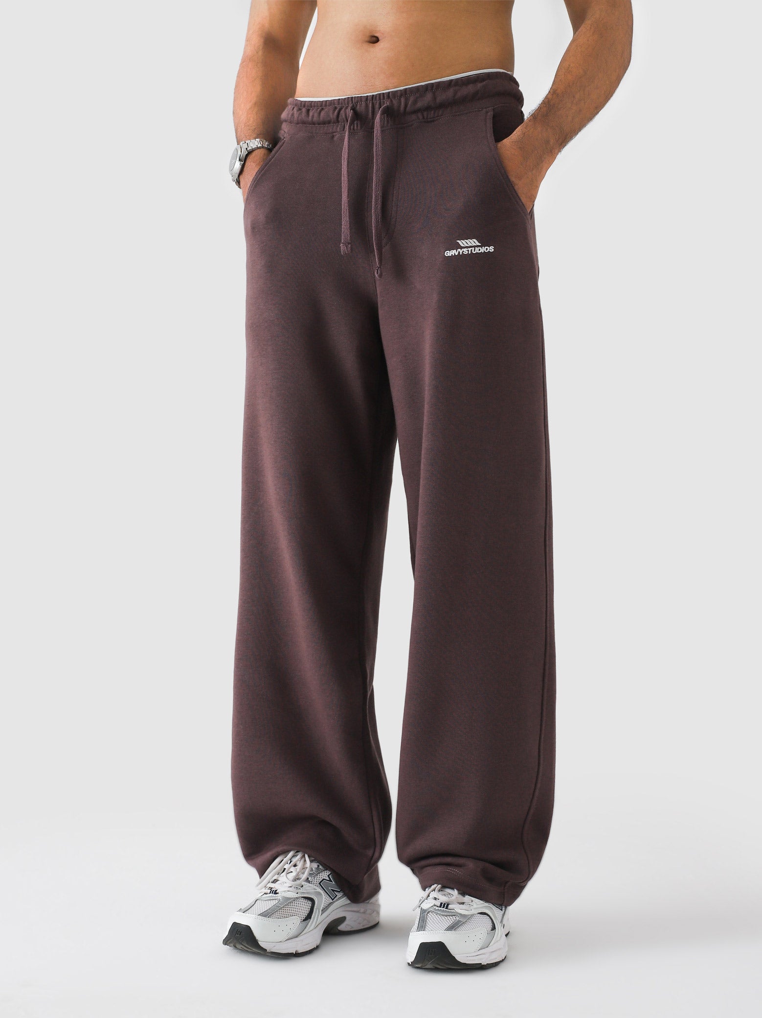 Plum Baggy Trouser – Live In Pants | GROOVY Pakistan