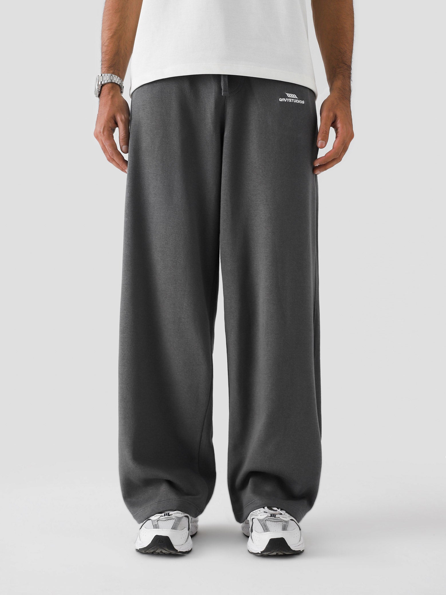 Graphite Grey Baggy Trouser – Live In Pants | GROOVY Pakistan