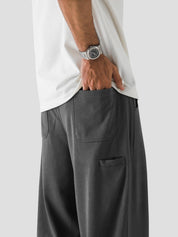 Graphite Grey Baggy Trouser – Live In Pants | GROOVY Pakistan