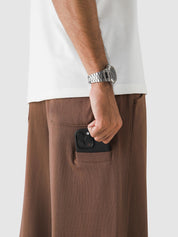Chocolate Brown Baggy Trouser – Live In Pants | GROOVY Pakistan