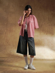 The Wanted Shirt boxy half sleeve fit - GROOVY Pakistan