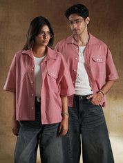 Back script and shoulder line on gingham shirt - GROOVY Pakistan