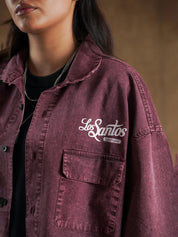 Los Santos Customs shirt styled with washed black denim - GROOVY Pakistan