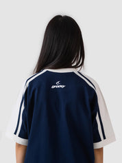 EFFORTLESS TEE | DEEP BLUE