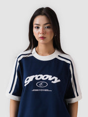 EFFORTLESS TEE | DEEP BLUE