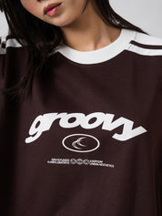 EFFORTLESS TEE | MOCHA BROWN