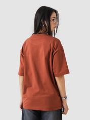 GROOVY Pakistan oversized t-shirt in rust, embroidered logo