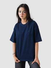 GROOVY oversized t-shirt, deep blue colorway, embroidered logo, Pakistan