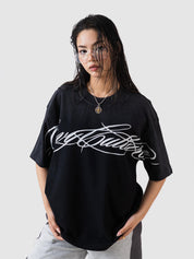 Crossed Script | Fade Washed